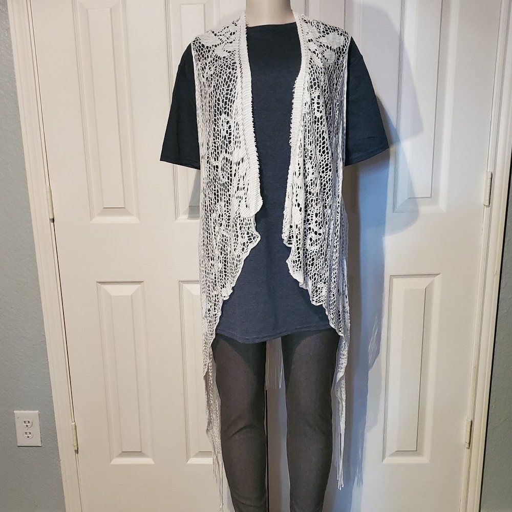 White Knit Vest